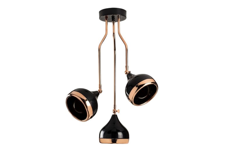 Lysekrone Beloulfield Svart / Kobber - Kobber/Svart - Belysning - Innendørsbelysning & Lamper - Taklampe - Pendellamper & Hengelamper