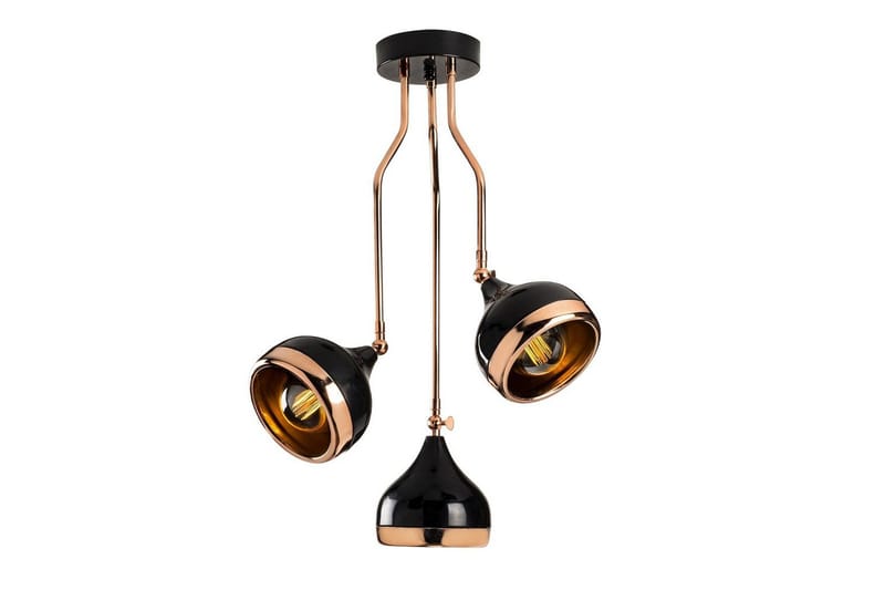Lysekrone Beloulfield Svart / Kobber - Kobber/Svart - Belysning - Innendørsbelysning & Lamper - Taklampe - Pendellamper & Hengelamper