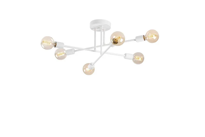 Lysekrone Blomst Kobber - Hvit - Belysning - Innendørsbelysning & Lamper - Taklampe - Plafondlampe