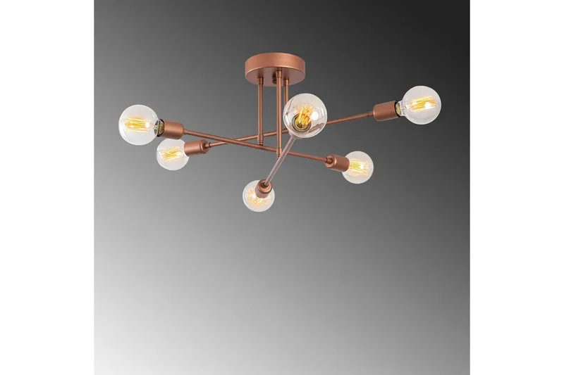 Lysekrone Blomst Kobber - Kobber - Belysning - Innendørsbelysning & Lamper - Taklampe - Plafondlampe