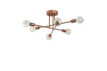 Lysekrone Blomst Kobber - Kobber - Belysning - Innendørsbelysning & Lamper - Taklampe - Plafondlampe