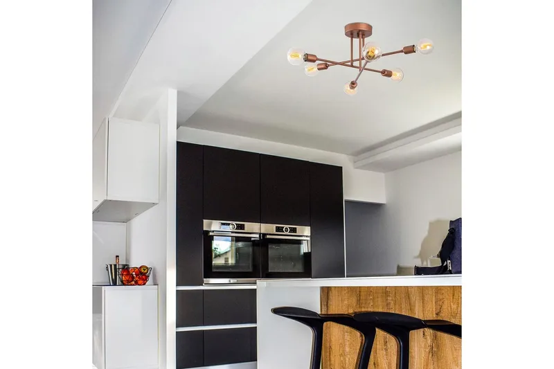 Lysekrone Blomst Kobber - Kobber - Belysning - Innendørsbelysning & Lamper - Taklampe - Plafondlampe