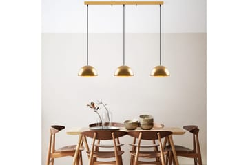 Lysekrone Brena Gull Tre Sokkel - 140 x 30 x 111 cm - Belysning - Innendørsbelysning & Lamper - Taklampe - Pendellamper & Hengelamper