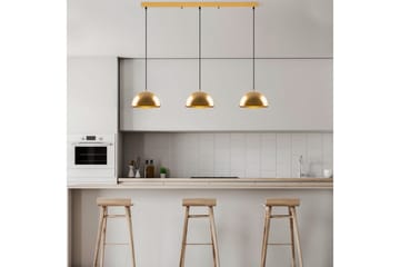 Lysekrone Brena Gull Tre Sokkel - 140 x 30 x 111 cm - Belysning - Innendørsbelysning & Lamper - Taklampe - Pendellamper & Hengelamper