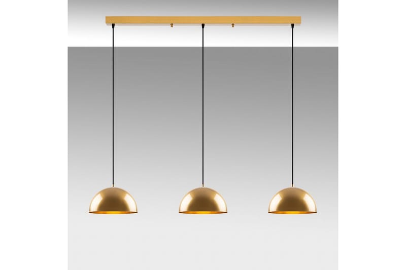 Lysekrone Brena Gull Tre Sokkel - 140 x 30 x 111 cm - Belysning - Innendørsbelysning & Lamper - Taklampe - Pendellamper & Hengelamper