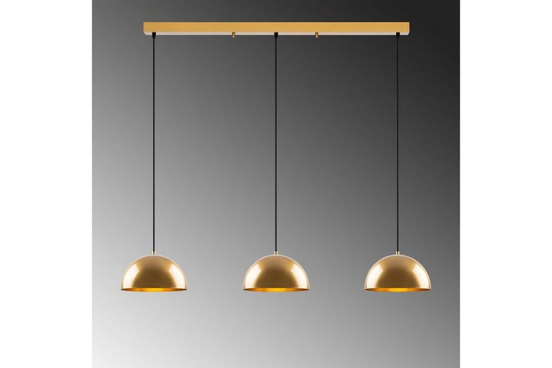 Lysekrone Brena Gull Tre Sokkel - 140 x 30 x 111 cm - Belysning - Innendørsbelysning & Lamper - Taklampe - Pendellamper & Hengelamper