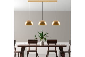 Lysekrone Brena Gull Tre Sokkel - 145 x 40 x 116 cm - Belysning - Innendørsbelysning & Lamper - Taklampe - Pendellamper & Hengelamper