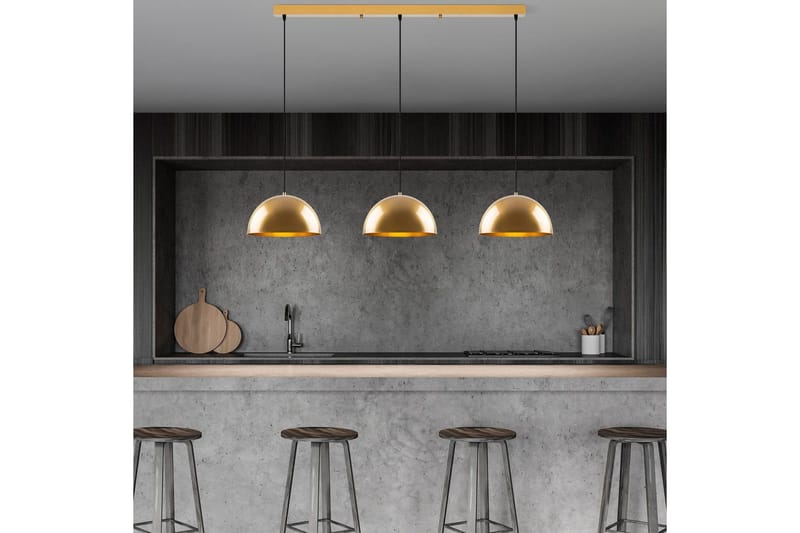 Lysekrone Brena Gull Tre Sokkel - 145 x 40 x 116 cm - Belysning - Innendørsbelysning & Lamper - Taklampe - Pendellamper & Hengelamper