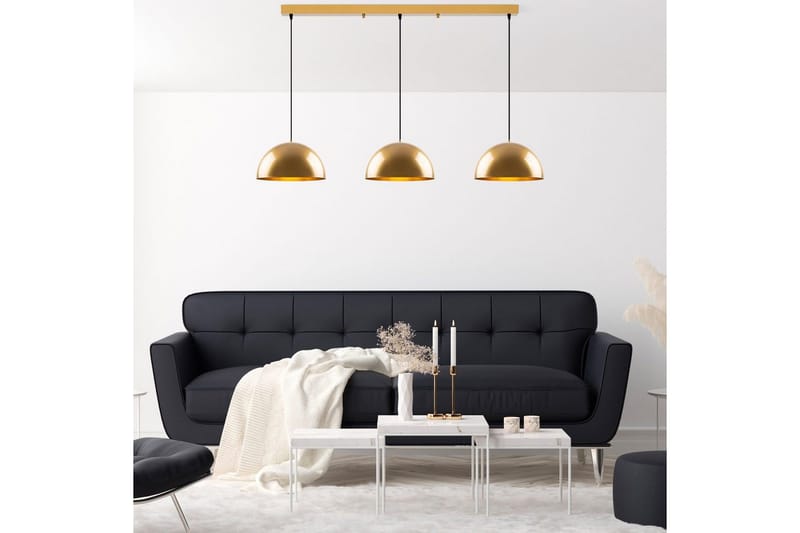 Lysekrone Brena Gull Tre Sokkel - 145 x 40 x 116 cm - Belysning - Innendørsbelysning & Lamper - Taklampe - Pendellamper & Hengelamper
