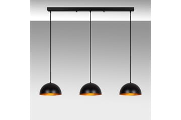 Lysekrone Brena Svart Tre Sokkel - 140 x 30 x 111 cm - Belysning - Innendørsbelysning & Lamper - Taklampe - Pendellamper & Hengelamper