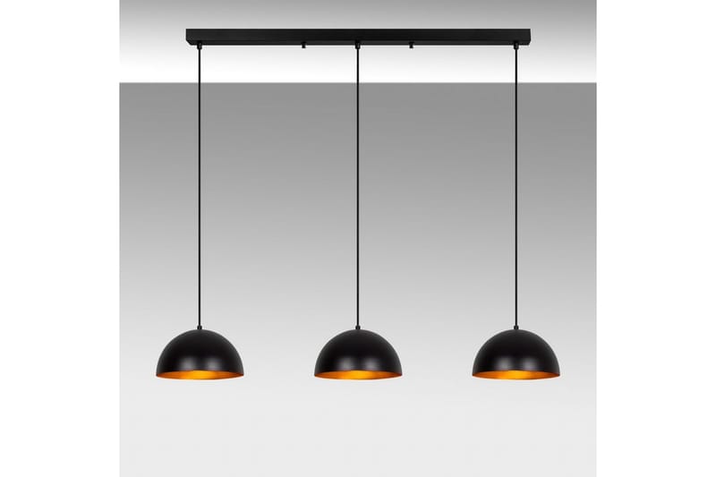 Lysekrone Brena Svart Tre Sokkel - 140 x 30 x 111 cm - Belysning - Innendørsbelysning & Lamper - Taklampe - Pendellamper & Hengelamper