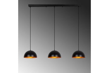 Lysekrone Brena Svart Tre Sokkel - 140 x 30 x 111 cm - Belysning - Innendørsbelysning & Lamper - Taklampe - Pendellamper & Hengelamper