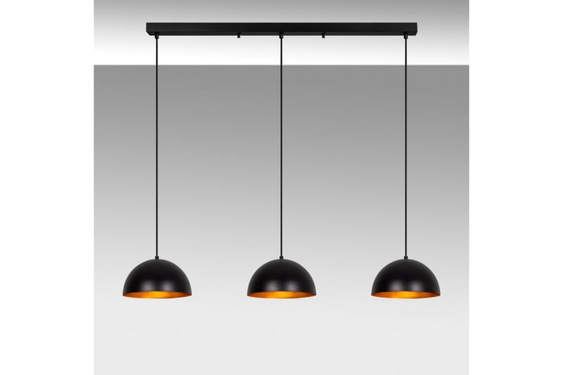 Lysekrone Brena Svart Tre Sokkel - 140 x 30 x 111 cm - Belysning - Innendørsbelysning & Lamper - Taklampe - Pendellamper & Hengelamper