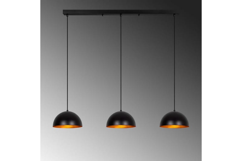 Lysekrone Brena Svart Tre Sokkel - 140 x 30 x 111 cm - Belysning - Innendørsbelysning & Lamper - Taklampe - Pendellamper & Hengelamper
