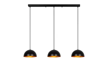 Lysekrone Brena Svart Tre Sokkel