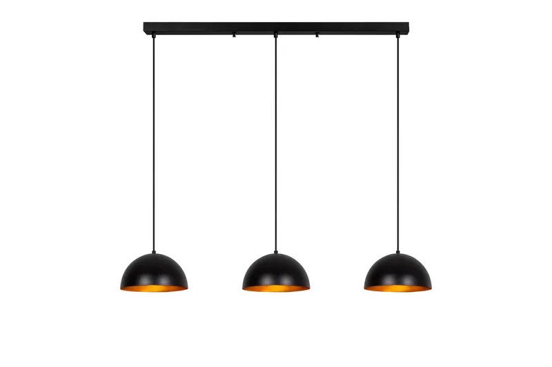 Lysekrone Brena Svart Tre Sokkel - 140 x 30 x 111 cm - Belysning - Innendørsbelysning & Lamper - Taklampe - Pendellamper & Hengelamper