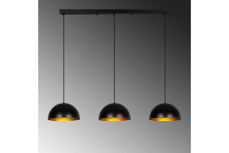 Lysekrone Brena Svart Tre Sokkel - 145 x 40 x 116 cm - Belysning - Innendørsbelysning & Lamper - Taklampe - Pendellamper & Hengelamper