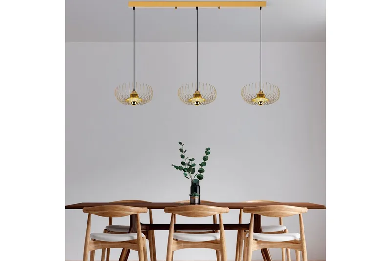 Lysekrone Dorinburg gull - Gull - Belysning - Innendørsbelysning & Lamper - Taklampe - Pendellamper & Hengelamper