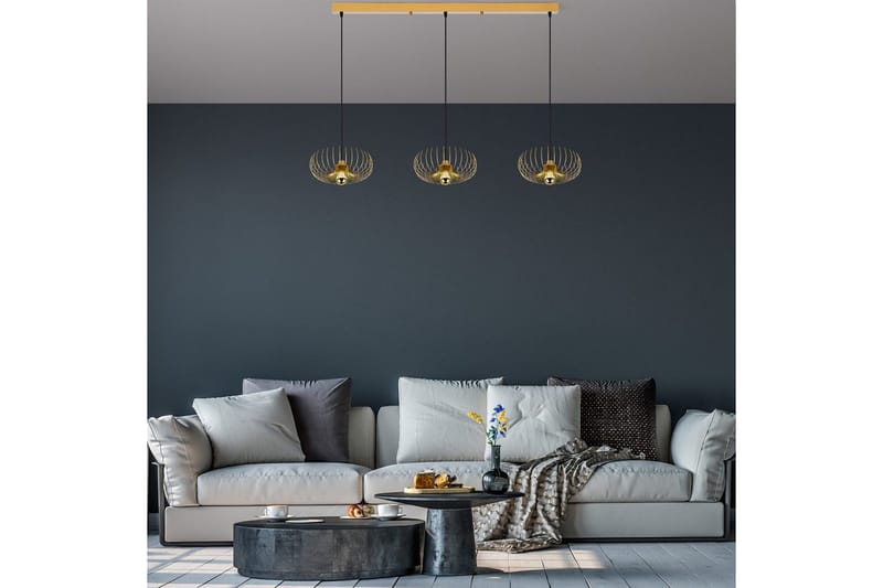 Lysekrone Dorinburg gull - Gull - Belysning - Innendørsbelysning & Lamper - Taklampe - Pendellamper & Hengelamper