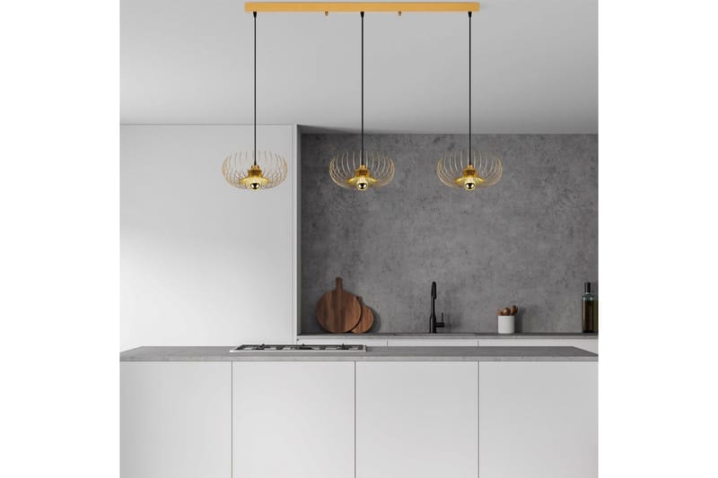 Lysekrone Dorinburg gull - Gull - Belysning - Innendørsbelysning & Lamper - Taklampe - Pendellamper & Hengelamper