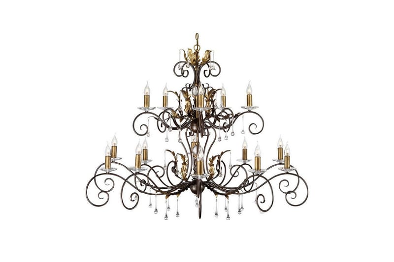 Lysekrone Elstead Lighting Amarilli 1250x1250x990 mm - 1250x1250x990 mm - Belysning - Innendørsbelysning & Lamper - Taklampe - Krystallkrone & takkrone