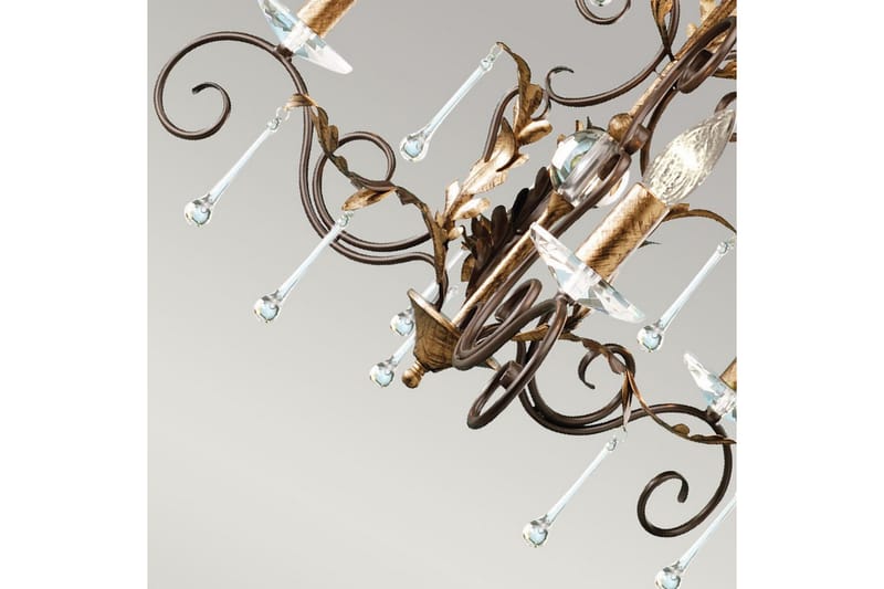 Lysekrone Elstead Lighting Amarilli 650x610x650 mm - 650x610x650 mm - Belysning - Innendørsbelysning & Lamper - Taklampe - Krystallkrone & takkrone