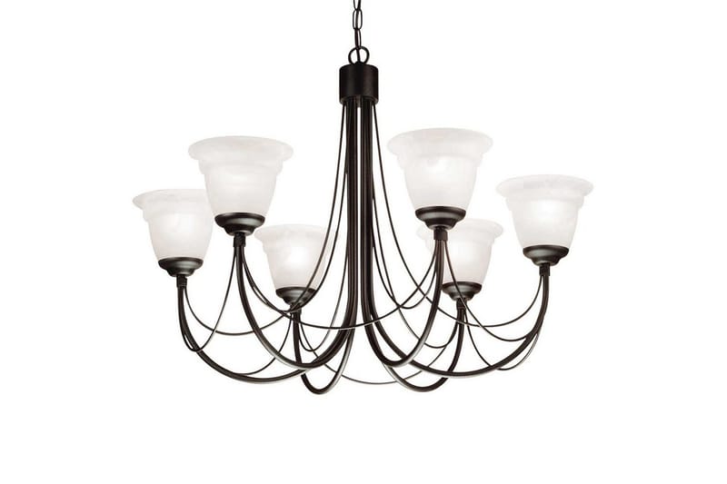 Lysekrone Elstead Lighting Carisbrooke 610x580x610 mm - 610x580x610 mm - Belysning - Innendørsbelysning & Lamper - Taklampe - Krystallkrone & takkrone