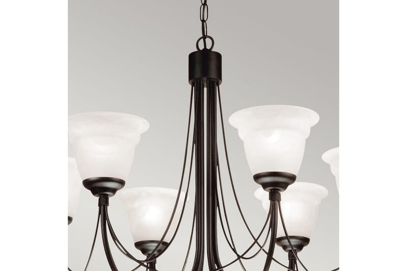 Lysekrone Elstead Lighting Carisbrooke 610x580x610 mm - 610x580x610 mm - Belysning - Innendørsbelysning & Lamper - Taklampe - Krystallkrone & takkrone