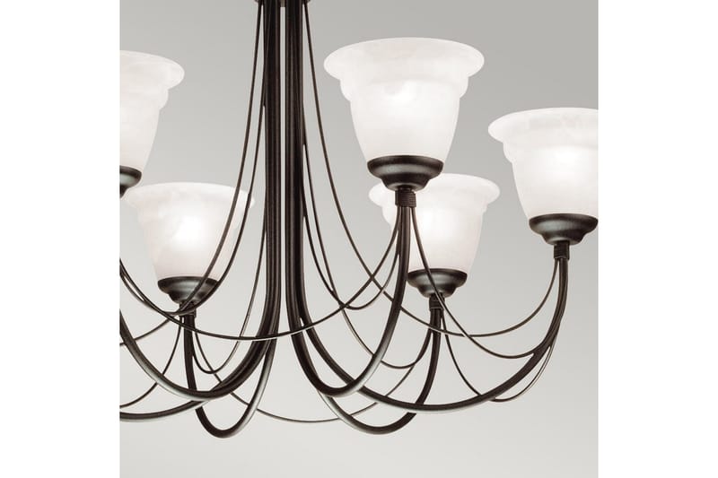 Lysekrone Elstead Lighting Carisbrooke 610x580x610 mm - 610x580x610 mm - Belysning - Innendørsbelysning & Lamper - Taklampe - Krystallkrone & takkrone