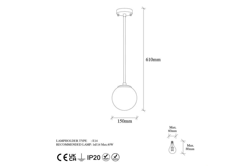 Lysekrone Elzar Sudang Vintage Transparent - Vintage Transparent - Belysning - Innendørsbelysning & Lamper - Taklampe - Pendellamper & Hengelamper