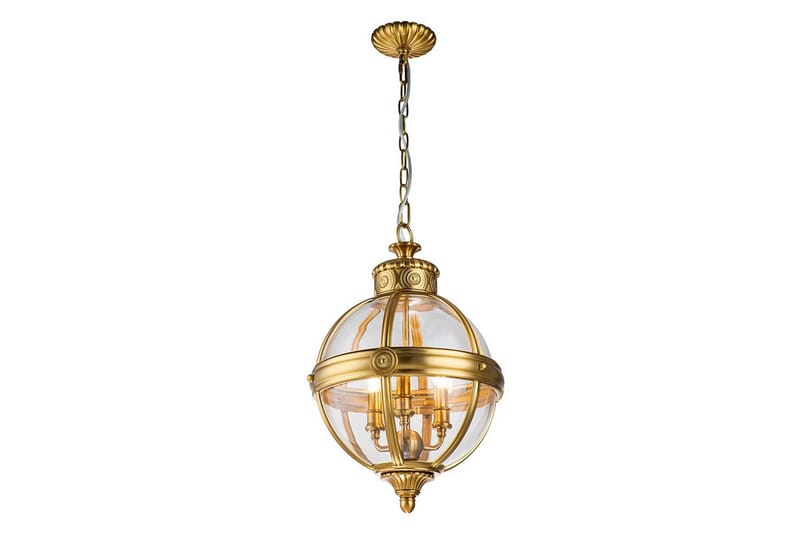 Lysekrone Feiss Adams Polert messing - Polert messing - Belysning - Innendørsbelysning & Lamper - Taklampe - Krystallkrone & takkrone