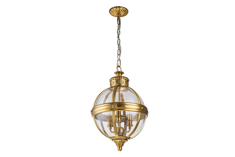 Lysekrone Feiss Adams Polert messing - Polert messing - Belysning - Innendørsbelysning & Lamper - Taklampe - Krystallkrone & takkrone
