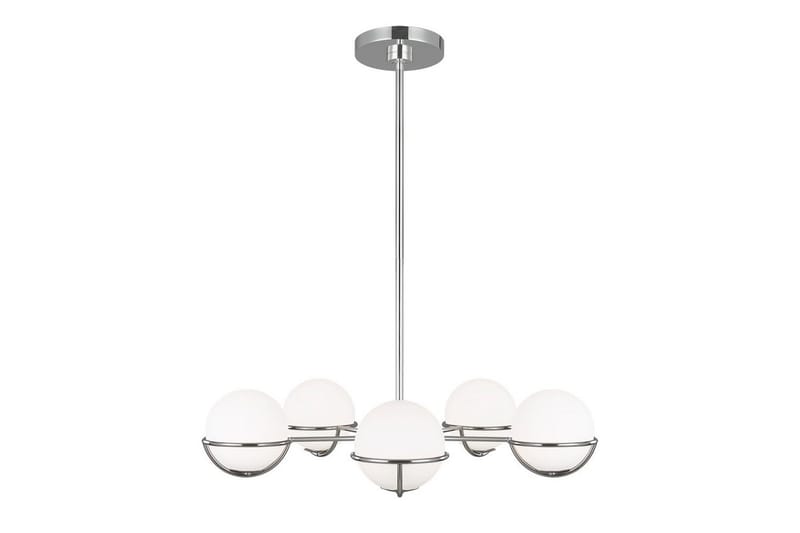 Lysekrone Feiss Apollo Polert nikkel - Polert nikkel - Belysning - Innendørsbelysning & Lamper - Taklampe - Krystallkrone & takkrone