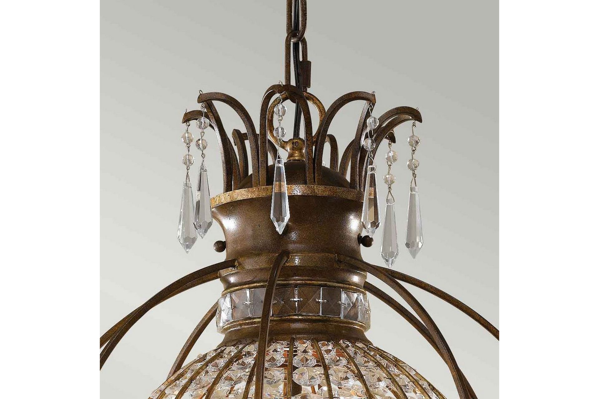 Lysekrone Feiss Bellini 457x700x457 mm - 457x700x457 mm - Belysning - Innendørsbelysning & Lamper - Taklampe - Krystallkrone & takkrone