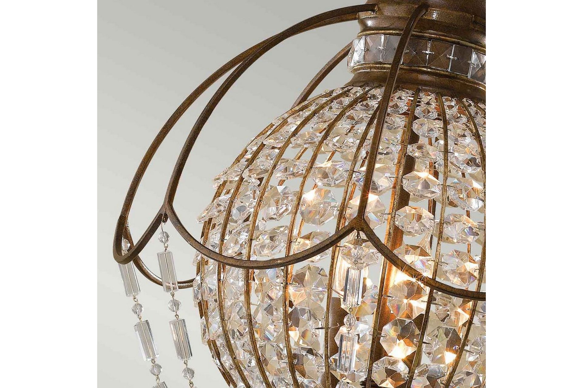 Lysekrone Feiss Bellini 457x700x457 mm - 457x700x457 mm - Belysning - Innendørsbelysning & Lamper - Taklampe - Krystallkrone & takkrone