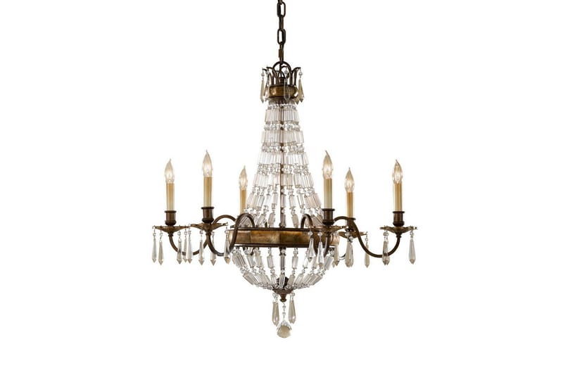 Lysekrone Feiss Bellini 676x689x676 mm - 676x689x676 mm - Belysning - Innendørsbelysning & Lamper - Taklampe - Krystallkrone & takkrone