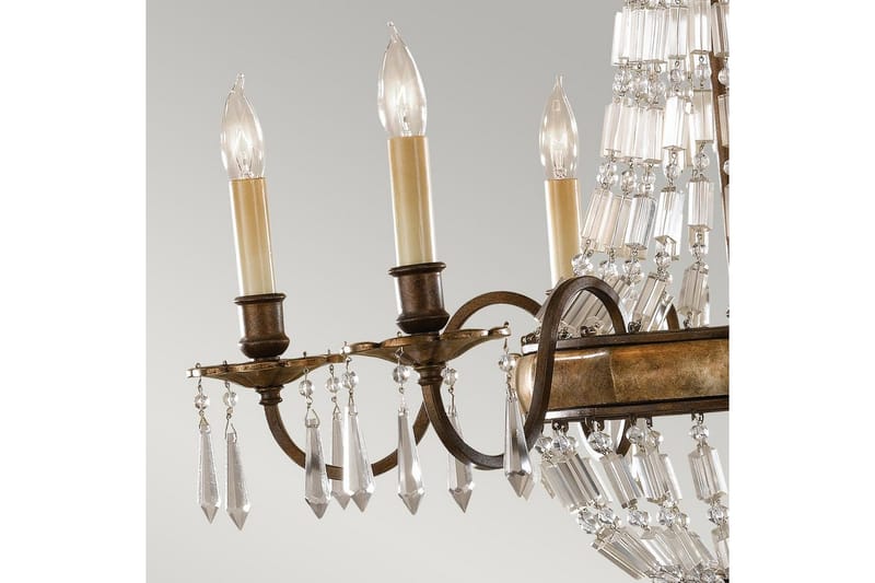 Lysekrone Feiss Bellini 676x689x676 mm - 676x689x676 mm - Belysning - Innendørsbelysning & Lamper - Taklampe - Krystallkrone & takkrone