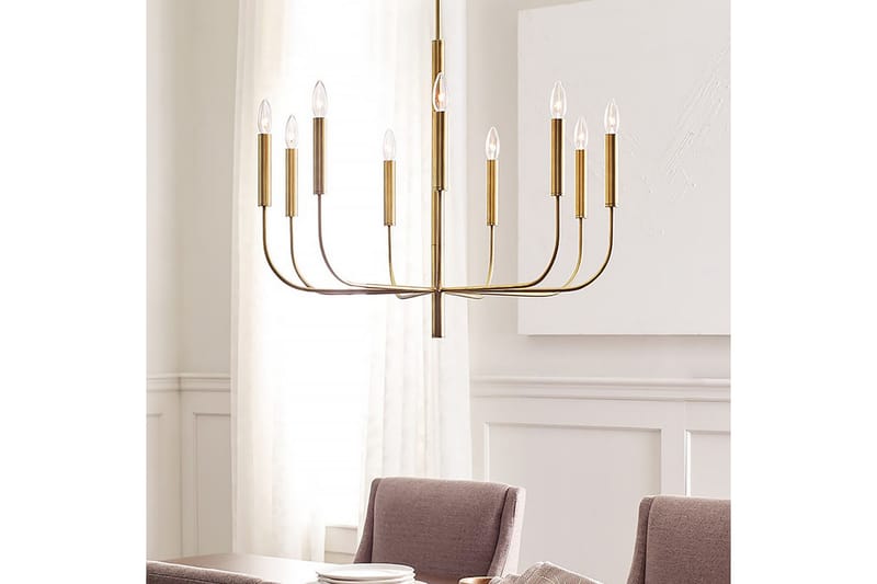 Lysekrone Feiss Brianna 759x645x759 mm - 759x645x759 mm - Belysning - Innendørsbelysning & Lamper - Taklampe - Krystallkrone & takkrone