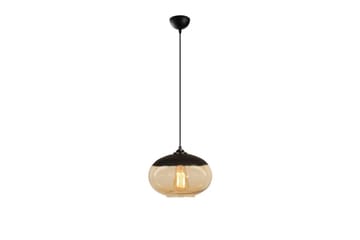 Lysekrone Jeba Enkel Svart / Honning - Svart - Belysning - Innendørsbelysning & Lamper - Taklampe - Pendellamper & Hengelamper