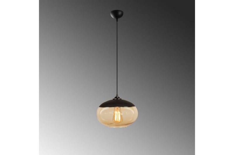 Lysekrone Jeba Enkel Svart / Honning - Svart - Belysning - Innendørsbelysning & Lamper - Taklampe - Pendellamper & Hengelamper