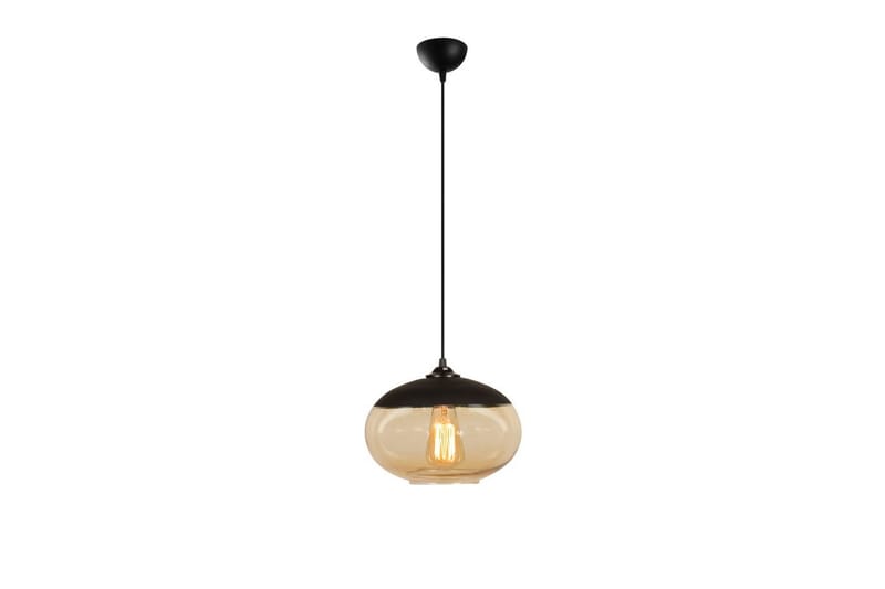 Lysekrone Jeba Enkel Svart / Honning - Svart - Belysning - Innendørsbelysning & Lamper - Taklampe - Pendellamper & Hengelamper