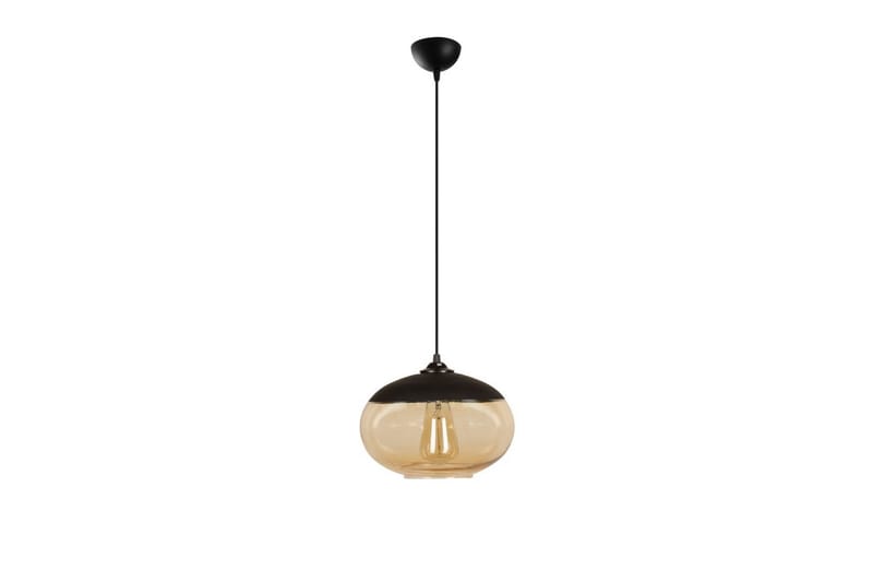 Lysekrone Jeba Enkel Svart / Honning - Svart - Belysning - Innendørsbelysning & Lamper - Taklampe - Pendellamper & Hengelamper