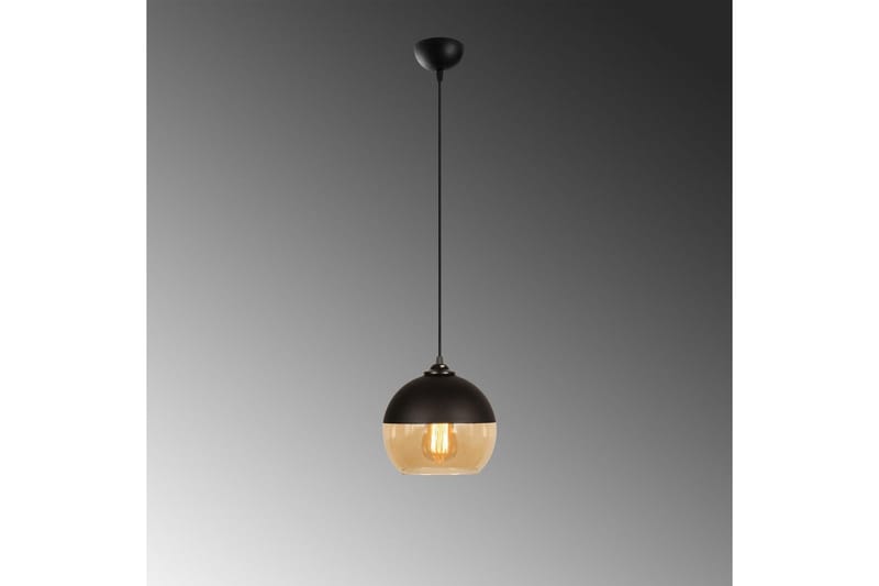 Lysekrone Jebax Enkel Svart / Honning - Svart - Belysning - Innendørsbelysning & Lamper - Taklampe - Pendellamper & Hengelamper