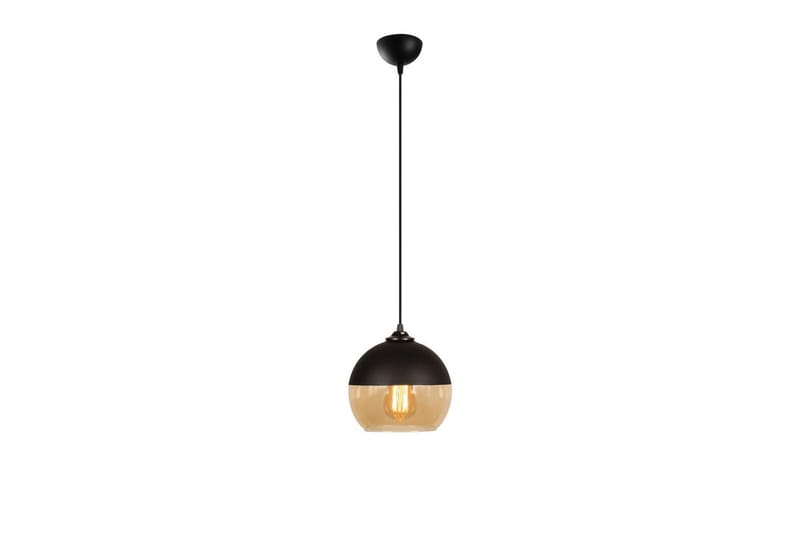 Lysekrone Jebax Enkel Svart / Honning - Svart - Belysning - Innendørsbelysning & Lamper - Taklampe - Pendellamper & Hengelamper