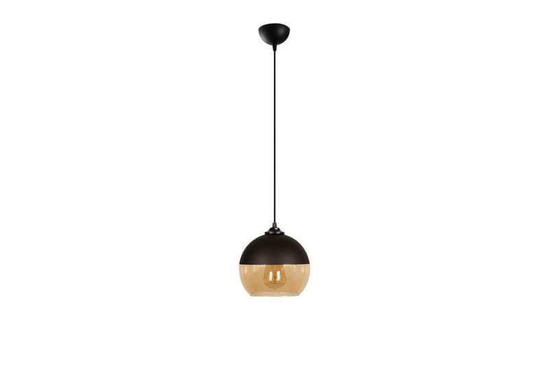 Lysekrone Jebax Enkel Svart / Honning - Svart - Belysning - Innendørsbelysning & Lamper - Taklampe - Pendellamper & Hengelamper