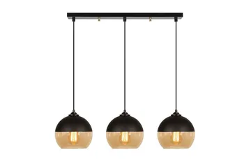 Lysekrone Jebax Tre Svart / Honning - Gull/Svart - Belysning - Innendørsbelysning & Lamper - Taklampe - Pendellamper & Hengelamper