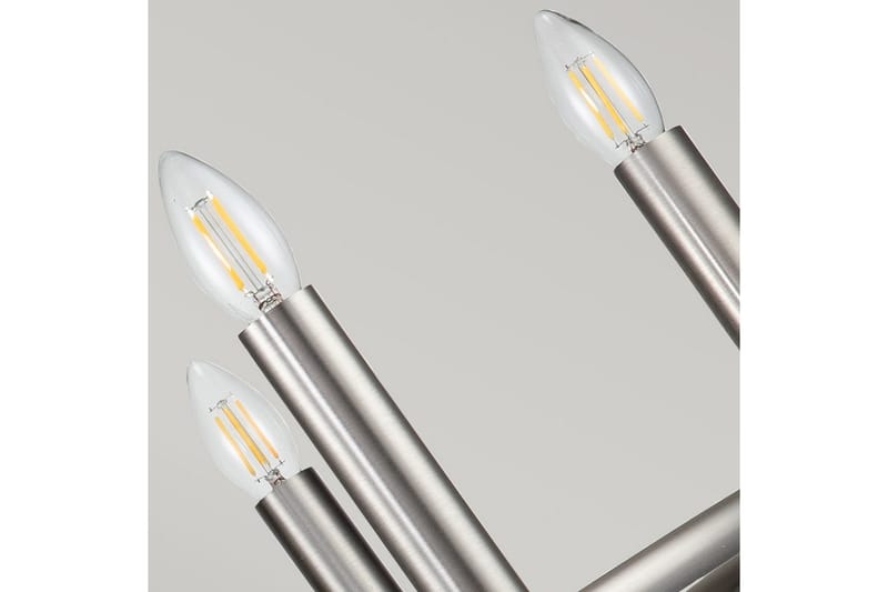 Lysekrone Kichler Capitol Hill 730x559 mm, Børstet nikkel - 730x559 mm, Børstet nikkel - Belysning - Innendørsbelysning & Lamper - Taklampe - Krystallkrone & takkrone