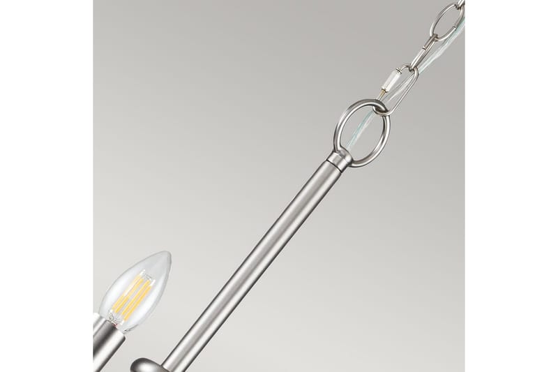 Lysekrone Kichler Capitol Hill 882x779 mm, Børstet nikkel - 882x779 mm, Børstet nikkel - Belysning - Innendørsbelysning & Lamper - Taklampe - Krystallkrone & takkrone