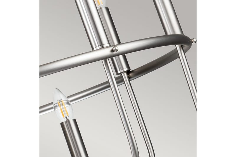 Lysekrone Kichler Capitol Hill 882x779 mm, Børstet nikkel - 882x779 mm, Børstet nikkel - Belysning - Innendørsbelysning & Lamper - Taklampe - Krystallkrone & takkrone