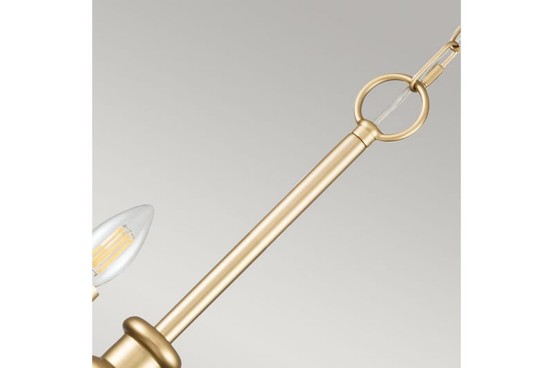 Lysekrone Kichler Capitol Hill 882x779 mm, Malt Naturlig Messing - 882x779 mm, Malt Naturlig Messing - Belysning - Innendørsbelysning & Lamper - Taklampe - Krystallkrone & takkrone